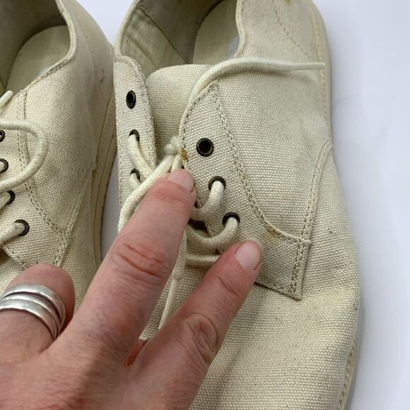 Clae Ellington tan colored outter canvas body lace up style men’s size 10.5 - Picture 4 of 10